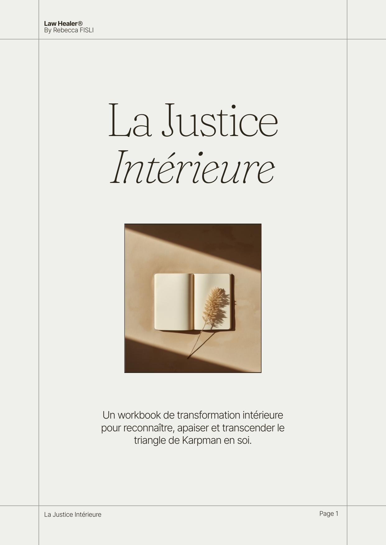 Méditation Justice Intérieure